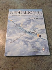 1998 Soft Cover Book Republic F-84 Thunderjet Thunderstreak David McLaren