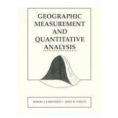 Geographic Measurement and Quantitative Analysis by