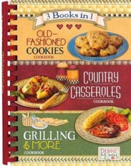 Debbie Mumm’s Old-Fashioned Cookies Cookbook, Country Casseroles Cookbook – GOOD