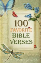 100 Favorite Bible Verses – Hardcover By Thomas Nelson – GOOD
