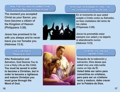 English & Spanish Gospel Tracts, 40 PK in 4 Covers, 20 Pages Each, Best Seller!