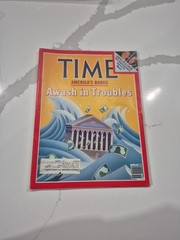 Time Magazine America’s Banks In Trouble / Computers Hackers Vintage 1984