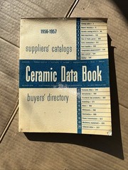 1956-1957 CERAMIC DATA BOOK CATALOG BUYER’S DIRECTORY vintage
