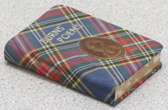 Burns’ Poems “Midget” Classics – Burgess & Bowes – Plaid Tartan – Robert Burns