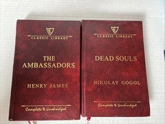 CLASSIC LIBRARY 2 HC BOOKS James THE AMBASSADORS Gogol DEAD SOULS 2006 Wilco