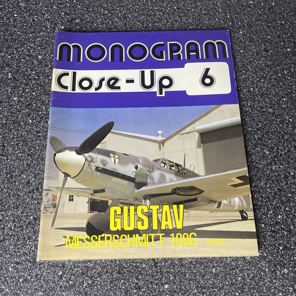 Gustav Messerschmitt 109G Part 1 by Hitchcock WWII Monogram Close-Up 6 PB 1983