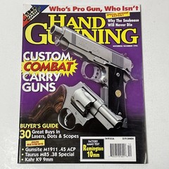 Handgunning Magazine Nov/Dec 1996 Custom Combat Carry Guns Snubnose Defense 10mm