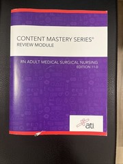 ATI Content Mastery Series RN Nursing Review Modules Lot of 9 Mixed Editions