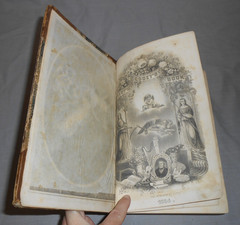 1854 Godey’s Magazine and Lady’s Book Bound Volume Womens Kids Fashion Style