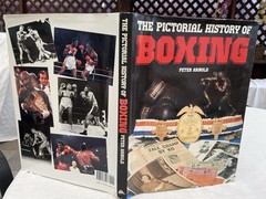 Vintage 1988, “Pictorial History of Boxing” Peter Arnold XL Vg 1st Print FREE SH