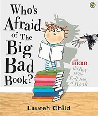 Who’s Afraid of the Big Bad Book?, Child New 9781408307724 Fast Free Shipping..