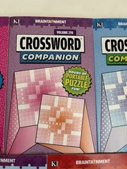 Lot 5 Kappa Crossword COMPANION Books Braintainment NEW Free Ship