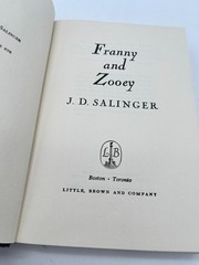Franny And Zooey J.D. Salinger 1st Edition (10th Printing) 1961 HC DJ