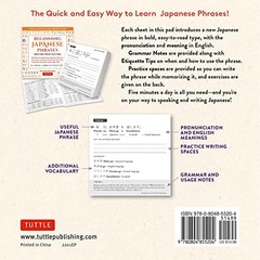 Beginning Japanese Phrases Writing Practice Pad: Learn Japanese in Just Minutes