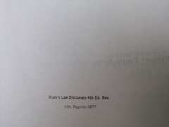 Black’s Law Dictionary, Revised Fourth 4th Edition | Henry Campbell Black | 1968