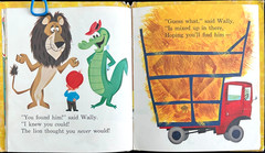 WALLY GATOR ~ childrens 1st ed Little Golden Book & Whitman Tell-A-Tale Book set