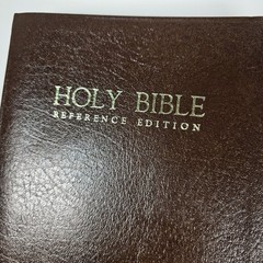 Vtg 1972 Holy Bible King James Version KJV Reference Edition Red Letter Nelson