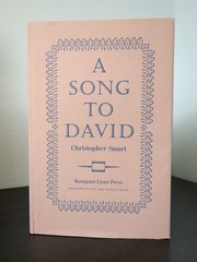 A Song to David by Christopher Smart, Limited Edition 1960 Rampant Lions Press