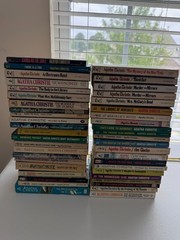 Agatha Christie Lot of 44 Vintage Paperback Mystery Books Poirot Marple