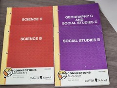 🕮 A42~Calvert School Science B & C, Soc. Studies B, Geography & Soc. Studies C