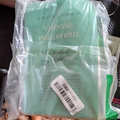 A Source Book in Chinese Philosophy Wing-Tsit Chan Textbook ISBN 0-691-01964-8