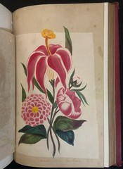 THE LADIES WREATH Antique Victorian Gift Book COLOR PLATES Fine Leather Binding