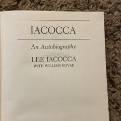 Iacocca : An Autobiography by Lee Iacocca and William Novak (1988, Hardcover)