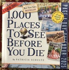 1,000 Places To See Before You Die 2025 Desk Calendar By Patricia Schultz