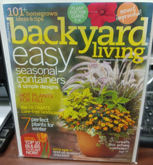BACKYARD LIVING OCTOBER/NOVEMBER/DECEMBER 2007