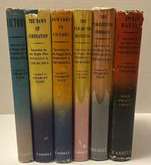 WINSTON S CHURCHILL WAR SPEECHES COMPLETE SET CASSELL FIRST UK EDITION HARDCOVER