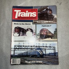 TRAINS The Magazine Of Railroading March 1984 F1C