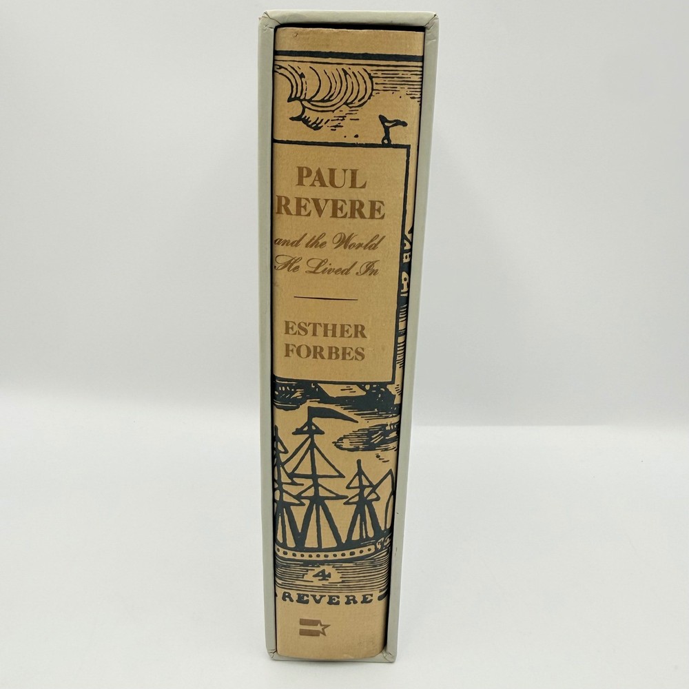 Paul Revere and the World He Lived In Esther Forbes Slipcase Book