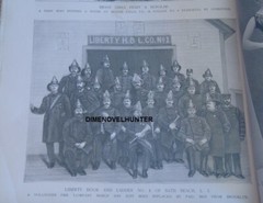 LONG ISLAND FIREMAN DEPART NEW YORK NATIONAL POLICE GAZETTE #973 RICHARD K FOX