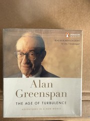 THE AGE of TURBULENCE by Alan Greenspan AUDIO BOOK on CDs