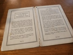 Fleischmann’s Recipes Book 1915 Vintage Baking Raised Bread Paperback