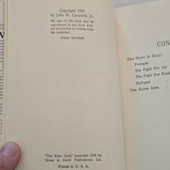 The Moon Is Hell! John W. Campbell Jr. Fantasy Press 1951 First Edition Sci-Fi