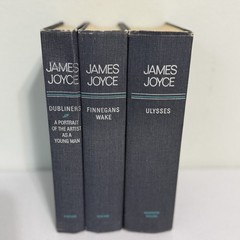3 James Joyce Novels: Finnegans Wake, Ulysses, Dubliners By Viking Press
