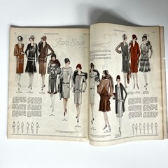 VTG Oct 1927 Pictorial Review McClelland Barclay Paris Fashion Halloween