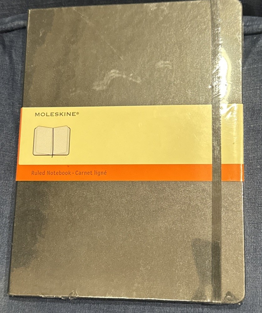 Moleskine Classic Xl Black Notebook Hardcover 192 Pages Ruled Lined Journal
