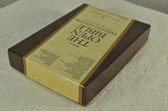 The Open Bible Expanded Edition NASB Brown Genuine Leather RL 1985 Nelson 976BR