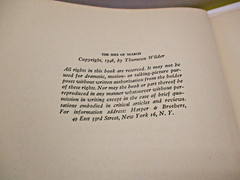 The Ides of March Thorton Wilder 1948 Harper & Brothers Hardcover Vintage Book