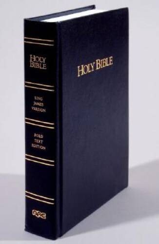 Boldtext Pew Bible: King James Version – Hardcover – ACCEPTABLE