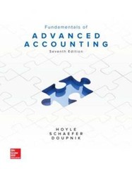 Fundamentals of Advanced Accounting by Joe Ben Hoyle: New