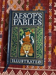 Aesop’s Fables Illustrated Canterbury Classics Leather Bound Hardcover Book NWOT