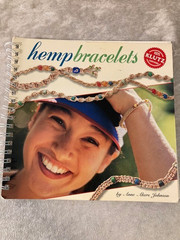 Klutz Hemp Bracelet Book 33 Pages BOOK ONLY Hardcover Anne Akers Johnson