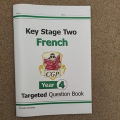 KS2 Year 4 French Targeted Question Workbook with Answer Ages 8-9 CGP
