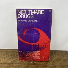 Nightmare Drugs Donald Louria MD LSD Pocket Books 1966 1st Edition Ex-Library
