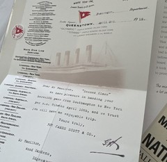 Titanic: The Ship of Dreams Hardcover Book Interactive Educational Pop Up Pages