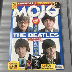 THE BEATLES MOJO MAGAZINE OCT 2016 + 2 ART PRINTS + FAB CD LIKE NEW (M2)