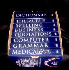 New International Webster’s Pocket Reference Library (8) In Cardboard Sleeve